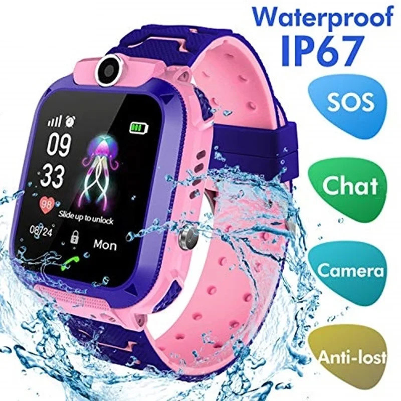 Smartwatch Digital Watches For Boys - 2G Inteligentny zegarek dla dzieci SOS