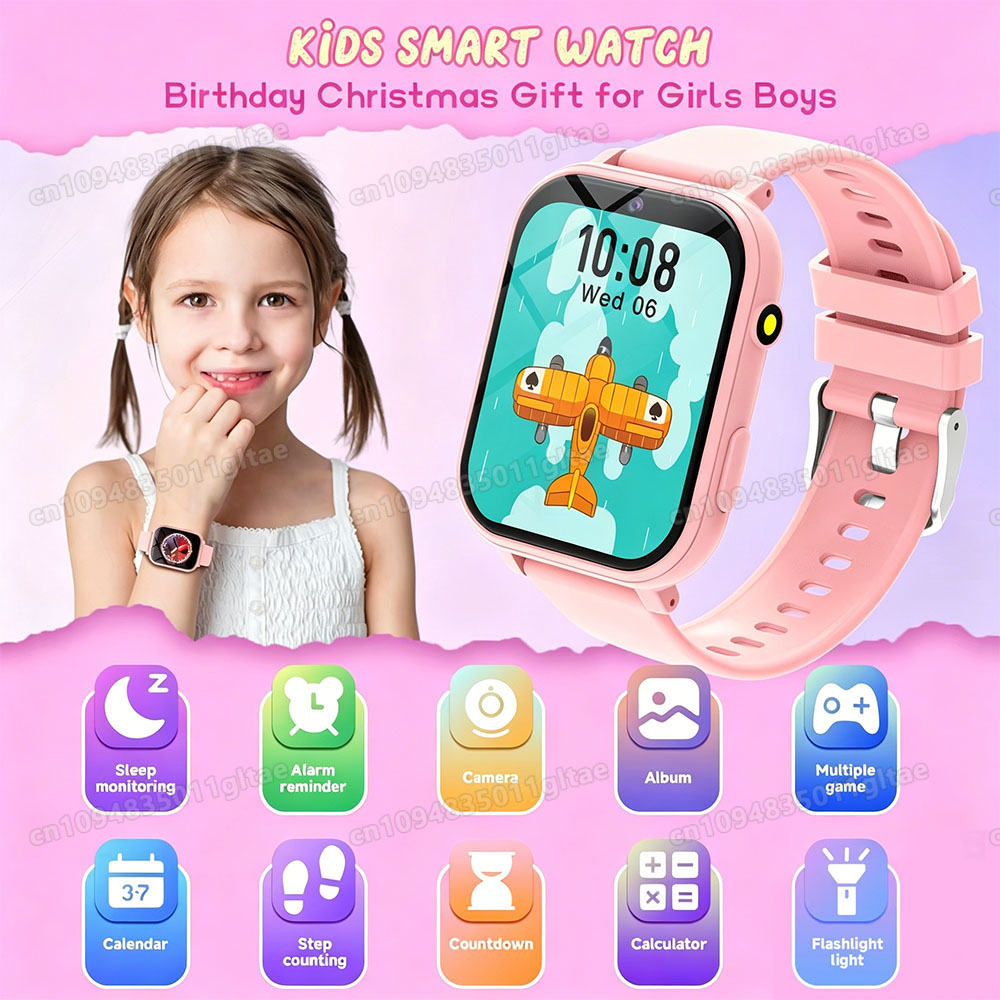 Smartwatch Watches Birthday Gift For Girls - Nowy Smartwatch dla Dzieci Kamera HD