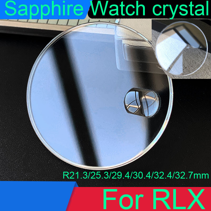 Watch Crystal Replacement - Okrągły płaski szafirowy zamiennik kryształu zegarka