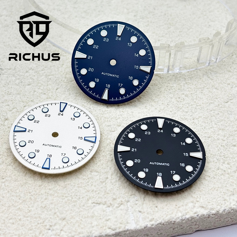 Luminous Dial Face - Tarcza zegarka RICHUS 28,6 mm z