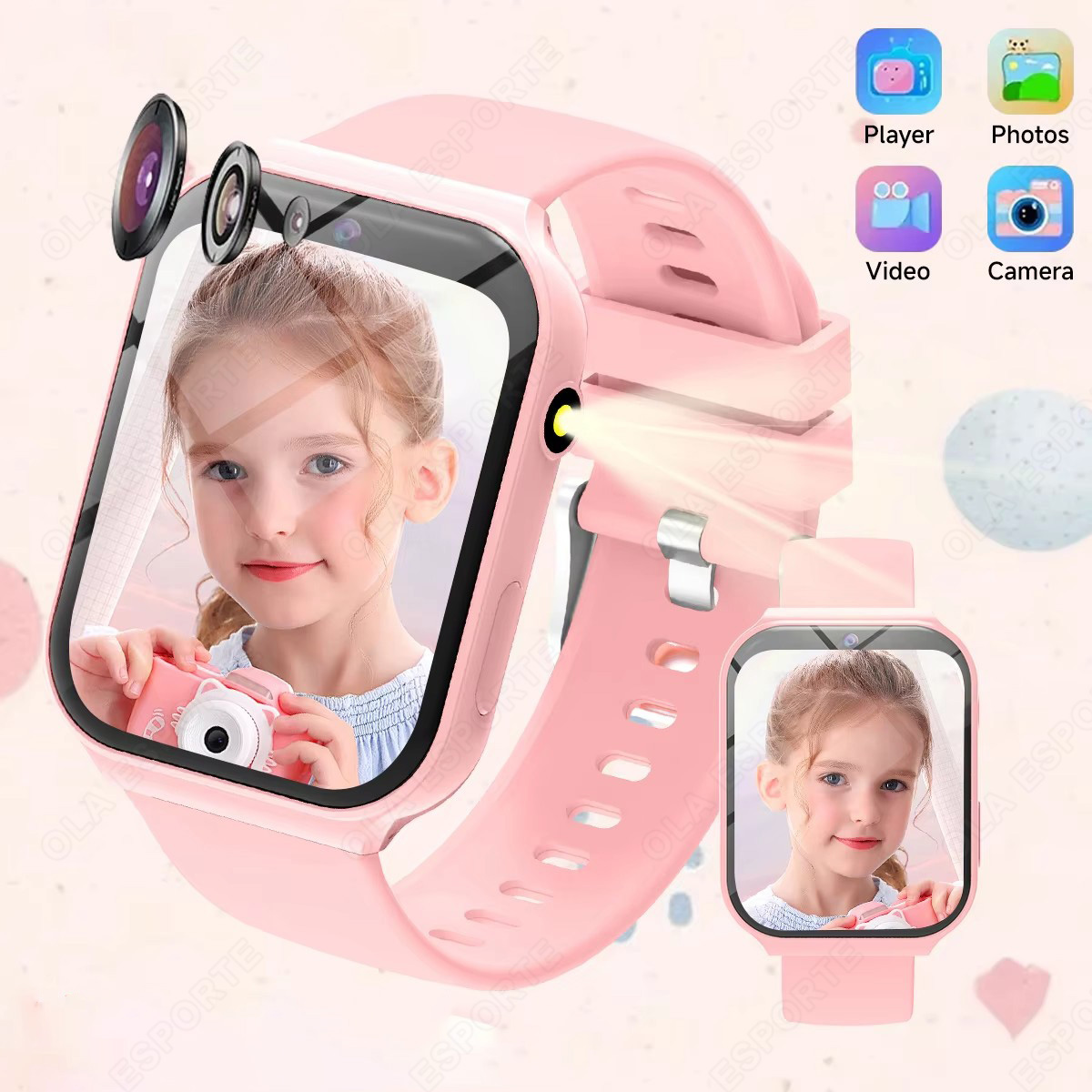 Smartwatch Watches Birthday Gift For Girls - Nowy smartwatch dla dzieci 2025, kamera