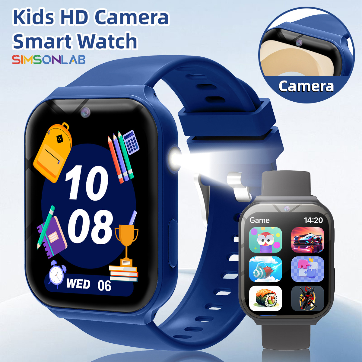 Smartwatch Watches Birthday Gift For Girls - Partnerzy do nauki dla dzieci Kamera