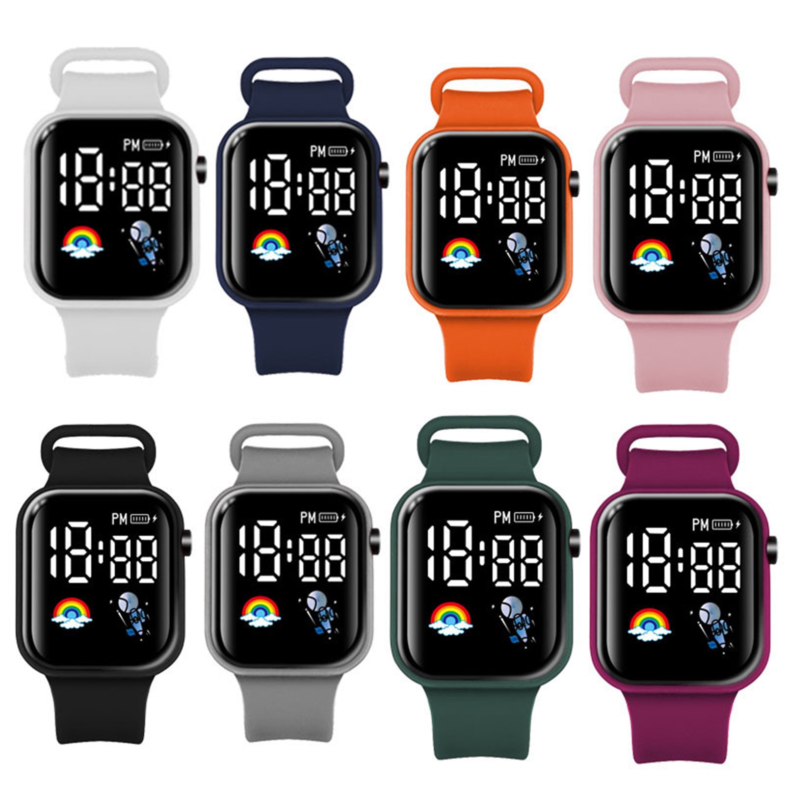 Smartwatch Digital Watches For Boys - Nowe studenckie zegarki sportowe Zewnętrzny elektroniczny