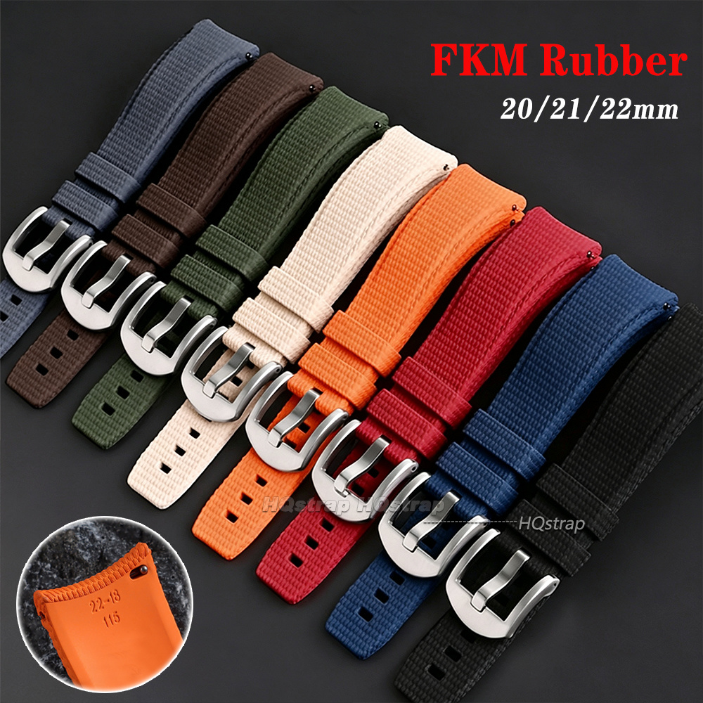 Watches Rolex Smartwatch - Pasek do zegarka z gumy FKM