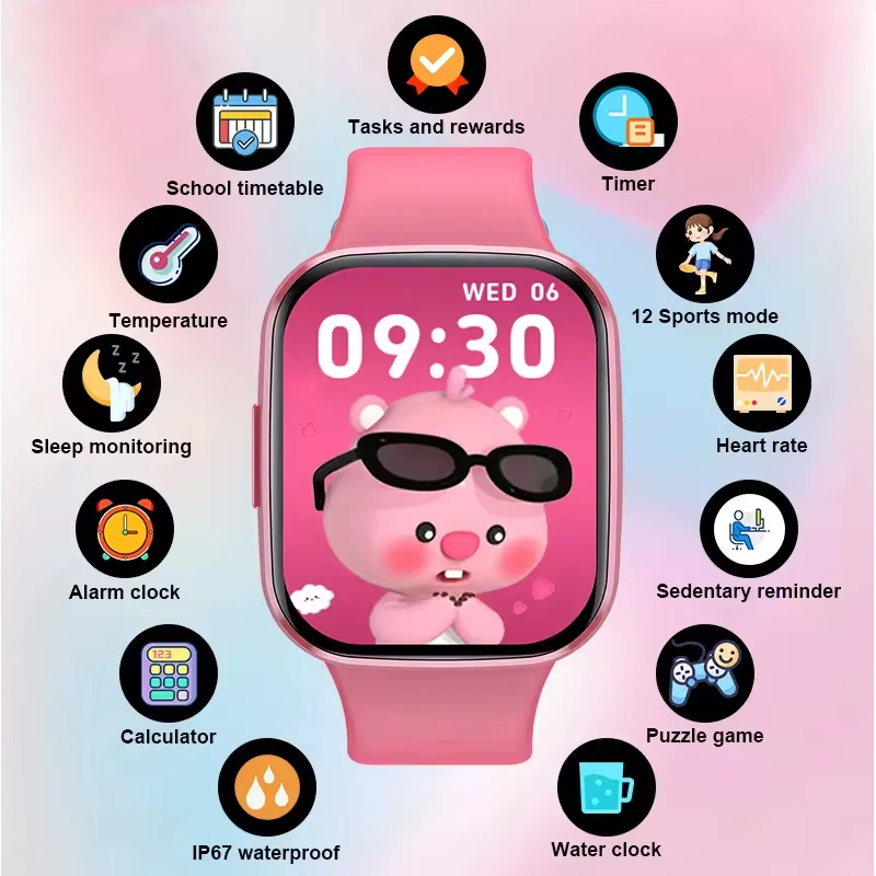 Inteligentne zegarki dla dziec – Smartwatch Watches Birthday Gift For Girls recenzja i cena