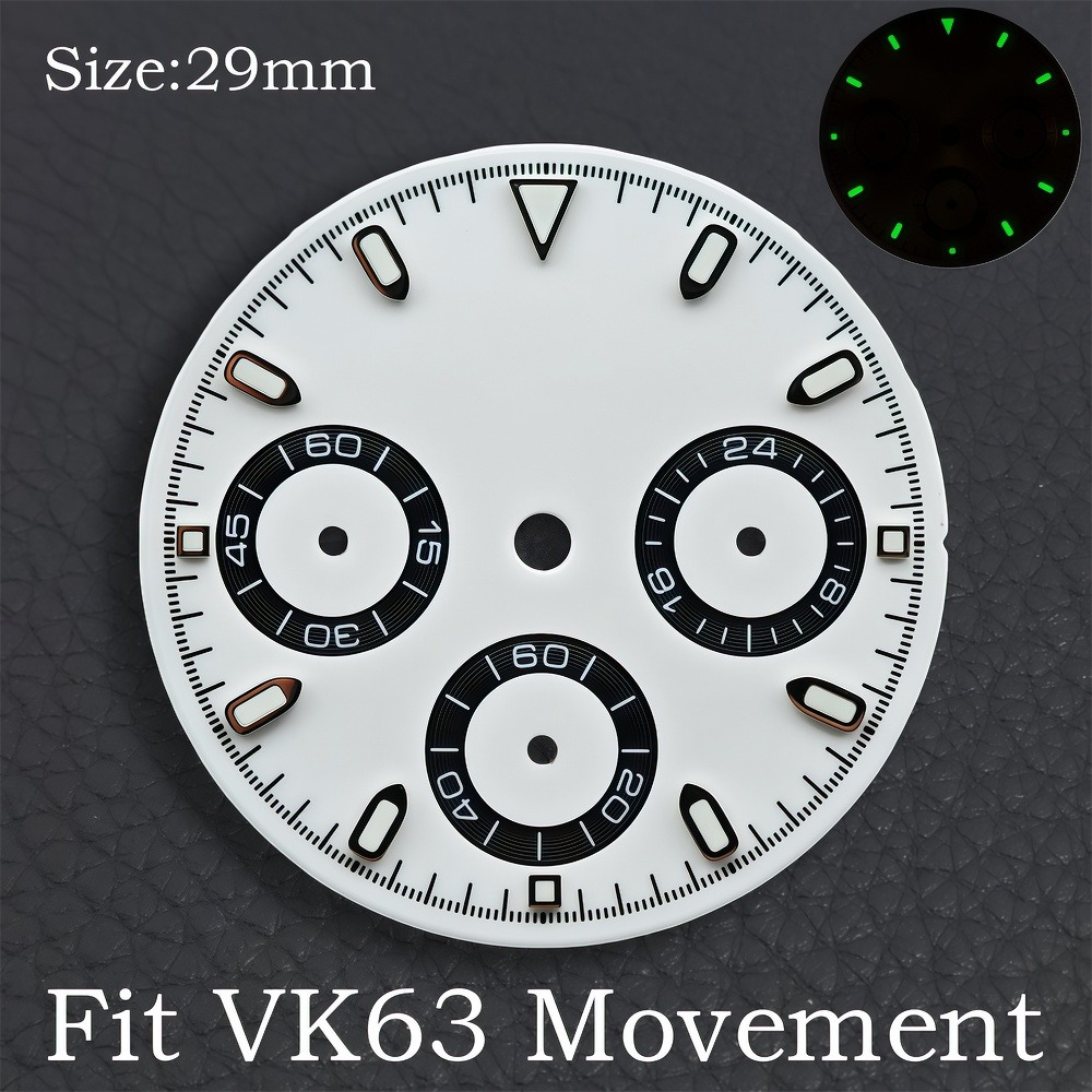 Wskazówki zegarka VK63 29mm, z – Luminous Dial Face recenzja i cena