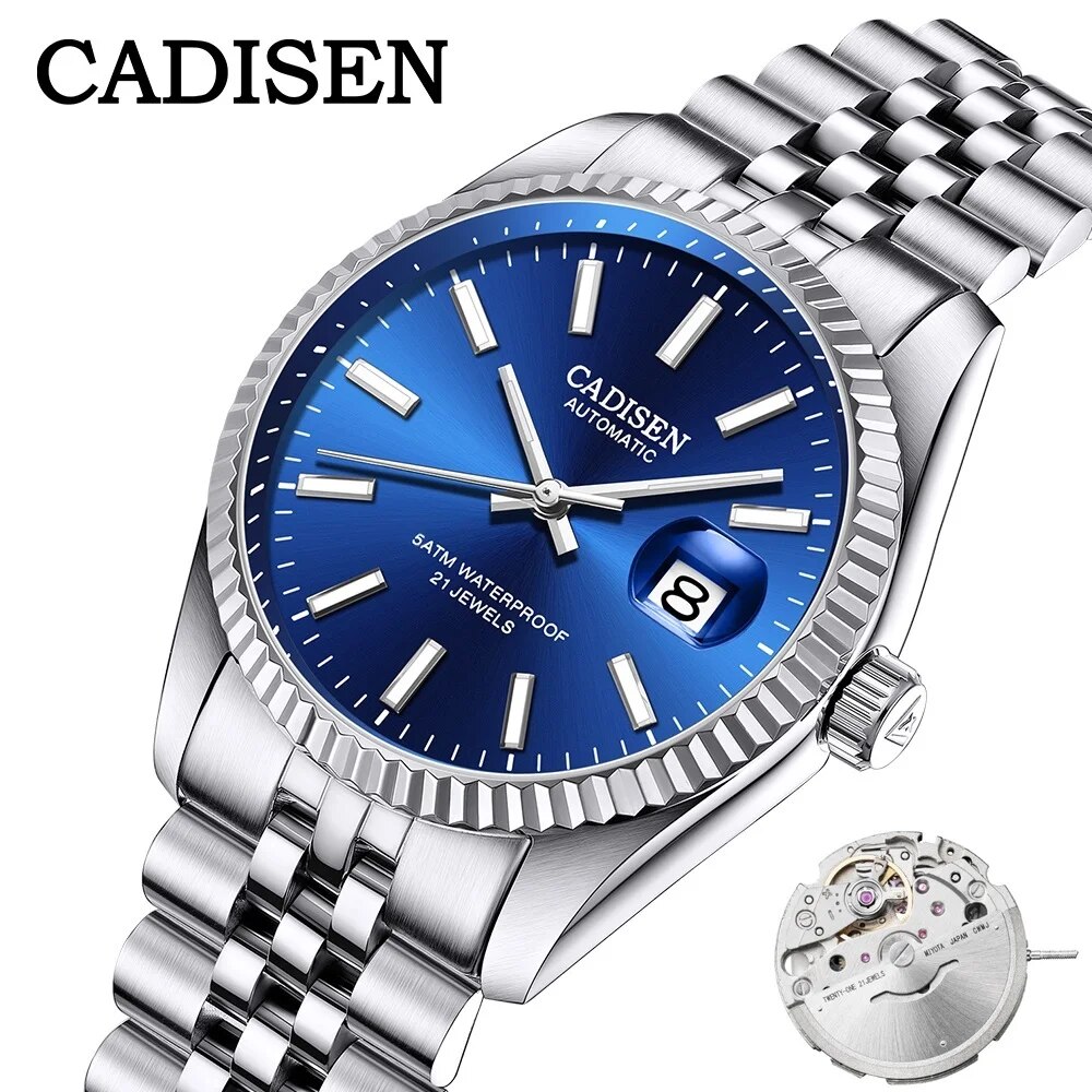 CADISEN męski zegarek mechanic – Rolex Watch Datejust recenzja i cena