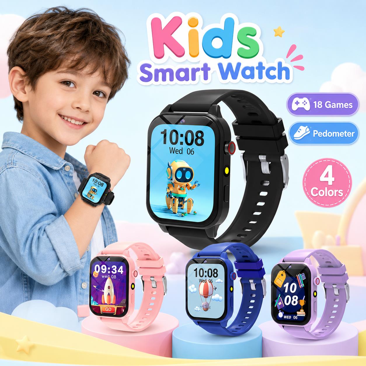 Gry na smartwatch dla dzieci,  – Smartwatch Digital Watches For Boys recenzja i cena