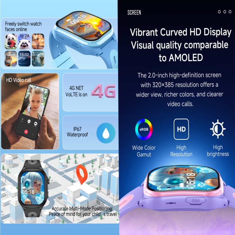 Inteligentny zegarek dla dziec – Smartwatch Watches Gift For Boys With Gps recenzja i cena