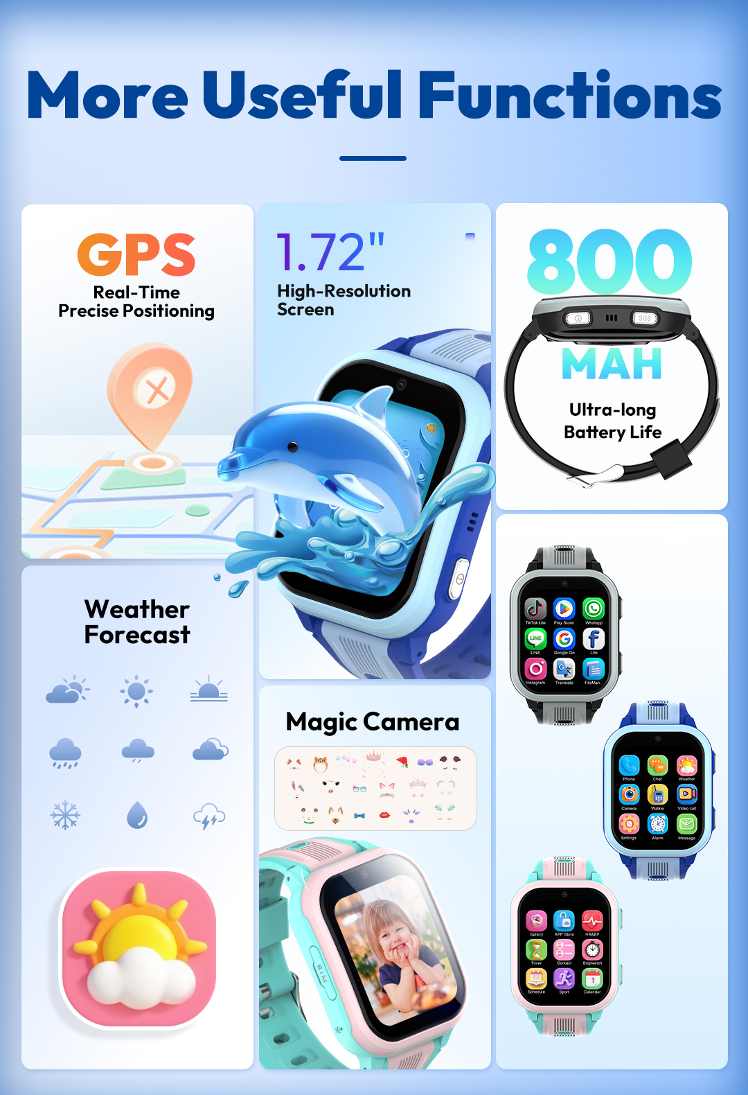 Inteligentny zegarek KT41 - Ze – Smartwatch Watches Gift For Girls recenzja i cena