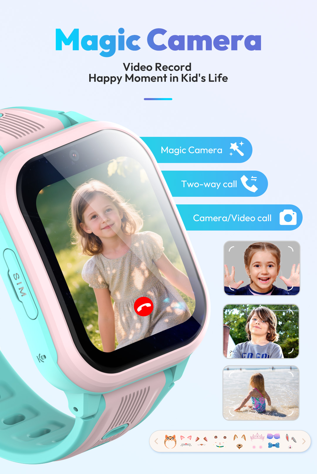 Inteligentny zegarek KT41 - Ze – Smartwatch Watches Gift For Girls recenzja i cena