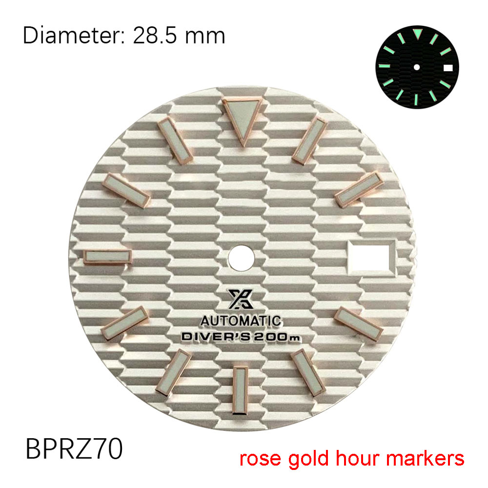 Tarcza 28,5 mm z logo NH35 S,  – Luminous Dial Face recenzja i cena